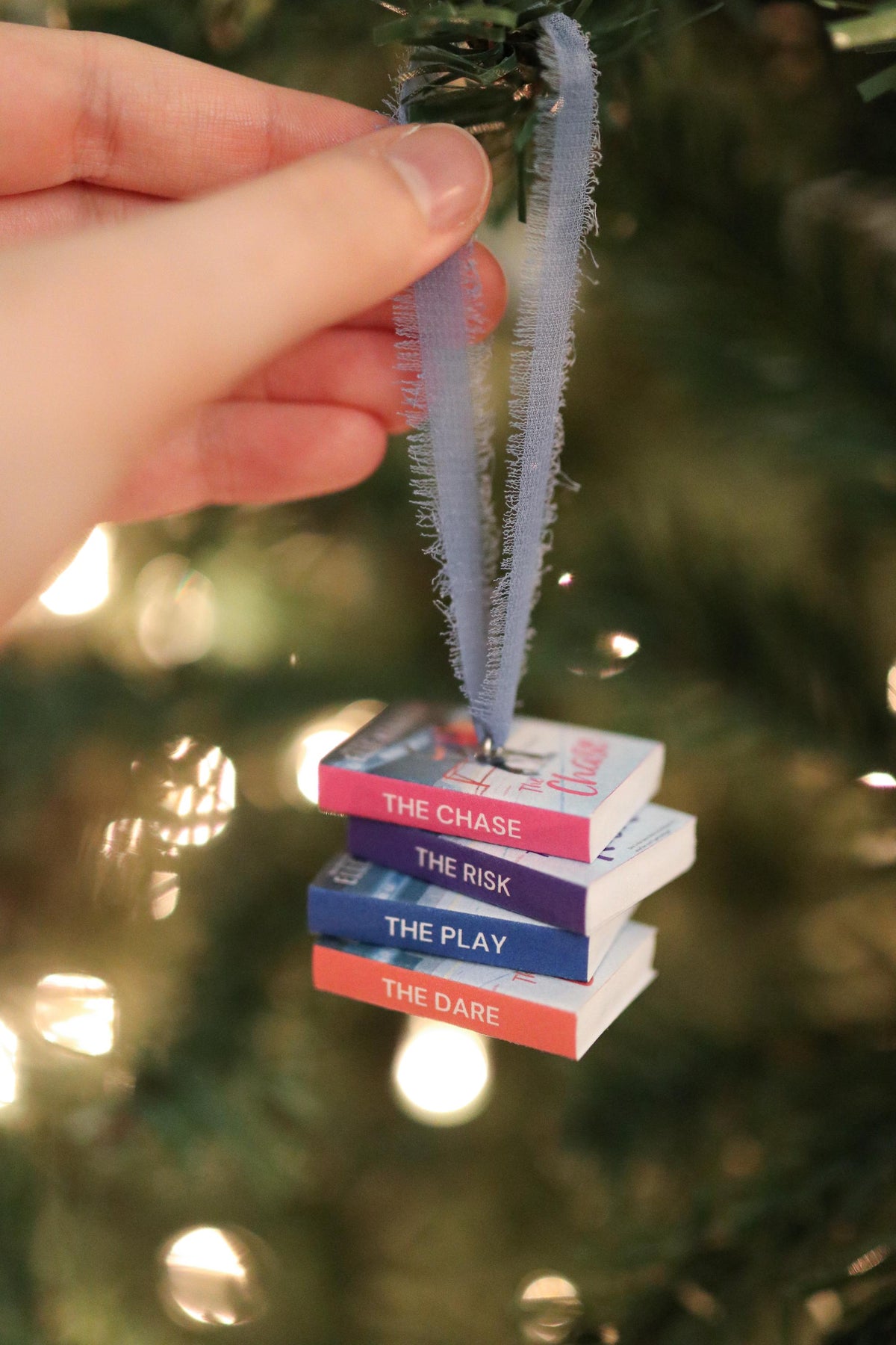 Briar U Mini Book Stack Ornament