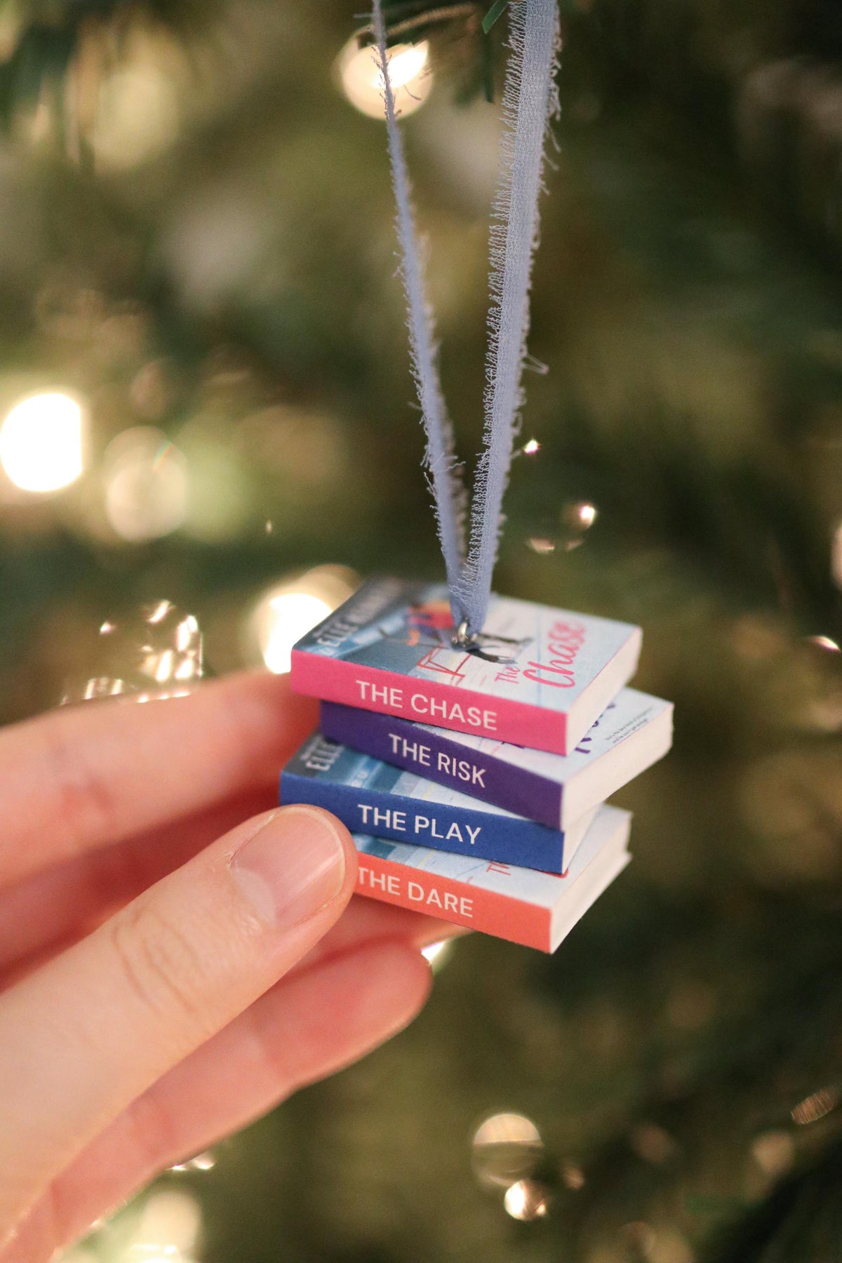 Briar U Mini Book Stack Ornament