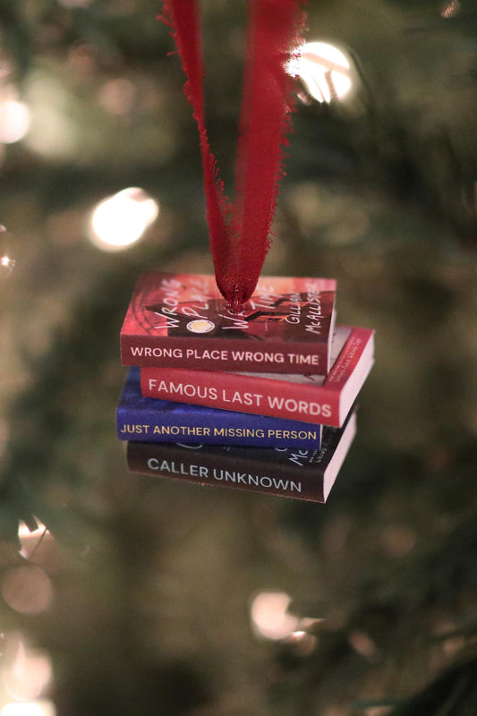 Gillian McAllister Mini Book Stack Ornament