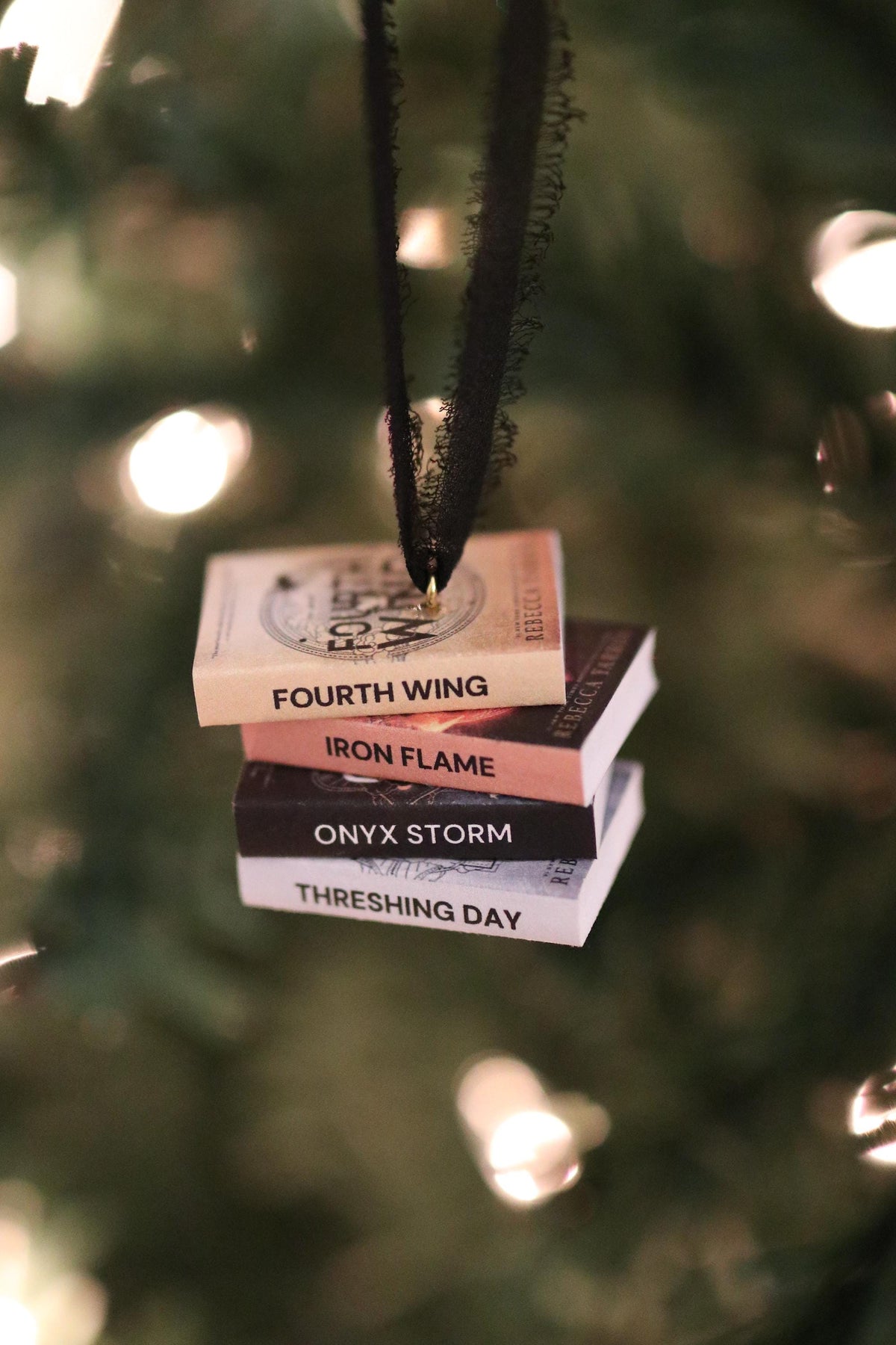 Empyrean Series Mini Book Stack Ornament