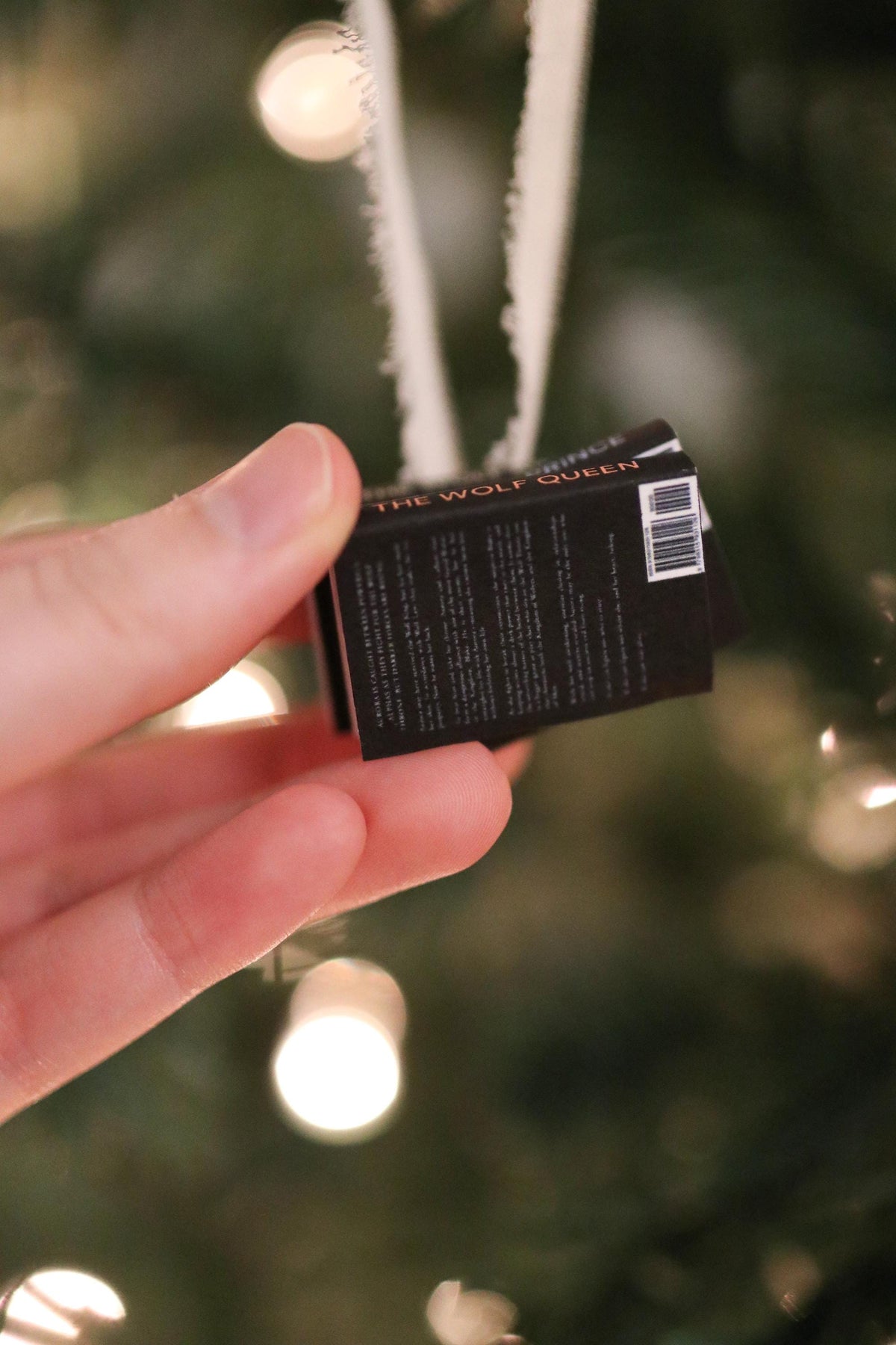 The Wolf King Mini Book Stack Ornament