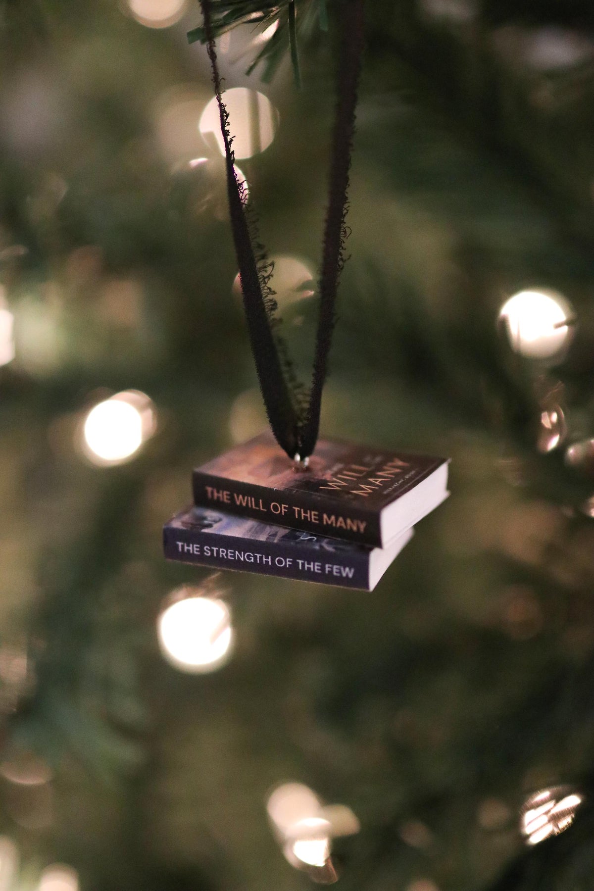 The Will of the Many Mini Book Stack Ornament