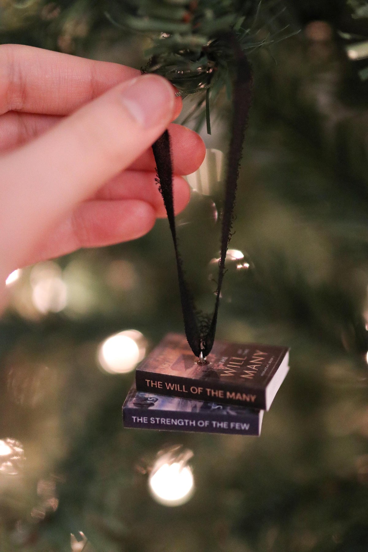 The Will of the Many Mini Book Stack Ornament