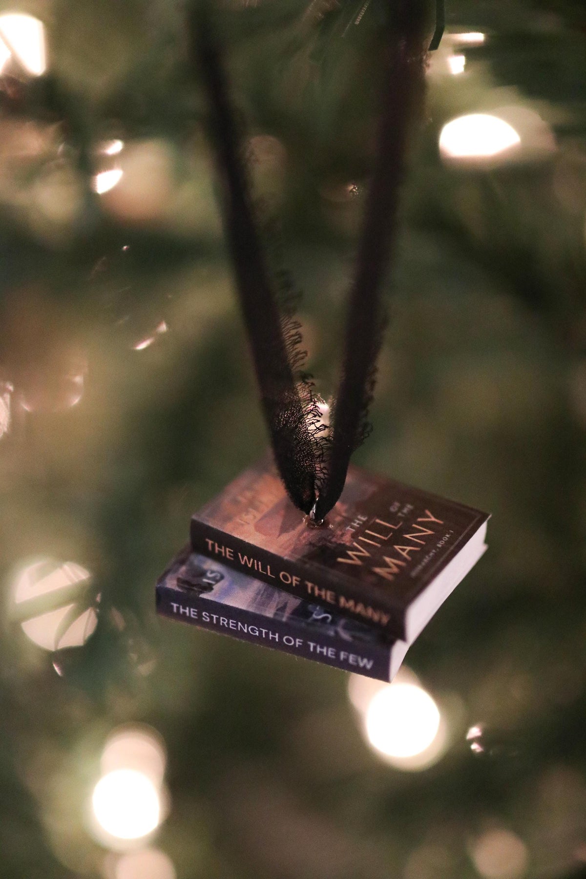 The Will of the Many Mini Book Stack Ornament