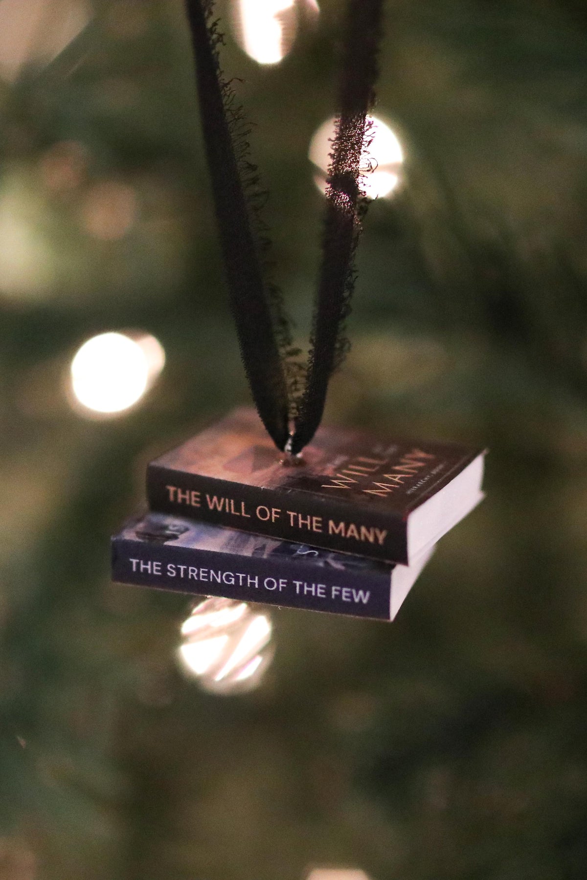 The Will of the Many Mini Book Stack Ornament