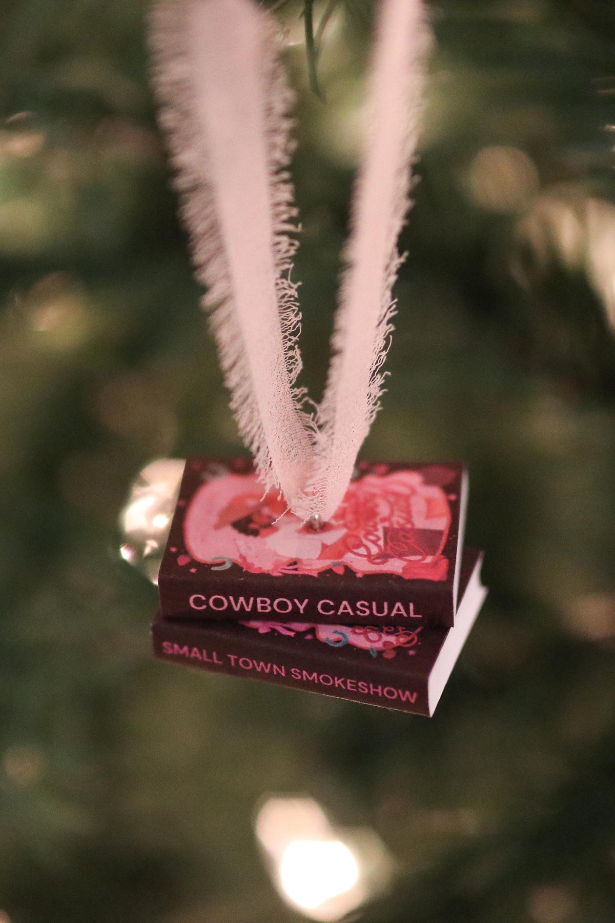 The Calloway Ranch Mini Book Stack Ornament