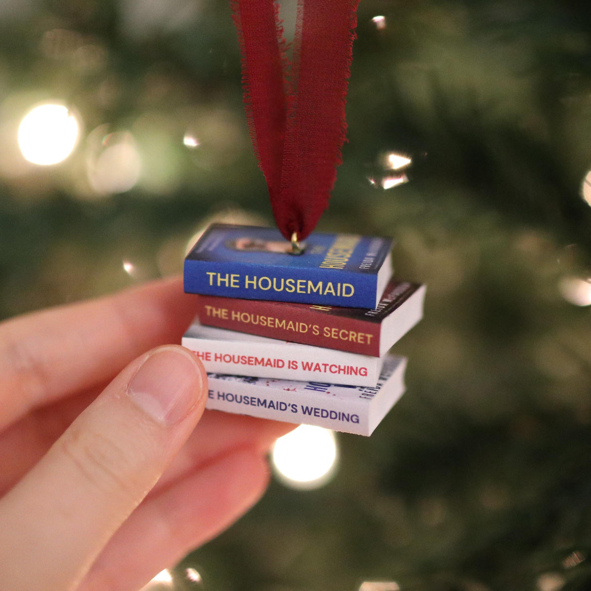 CUSTOM Thriller Mini Book Ornament