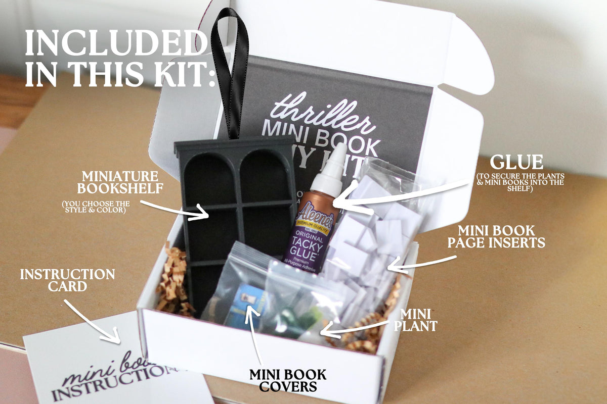 DIY Thriller Ornament Mini Book Kit