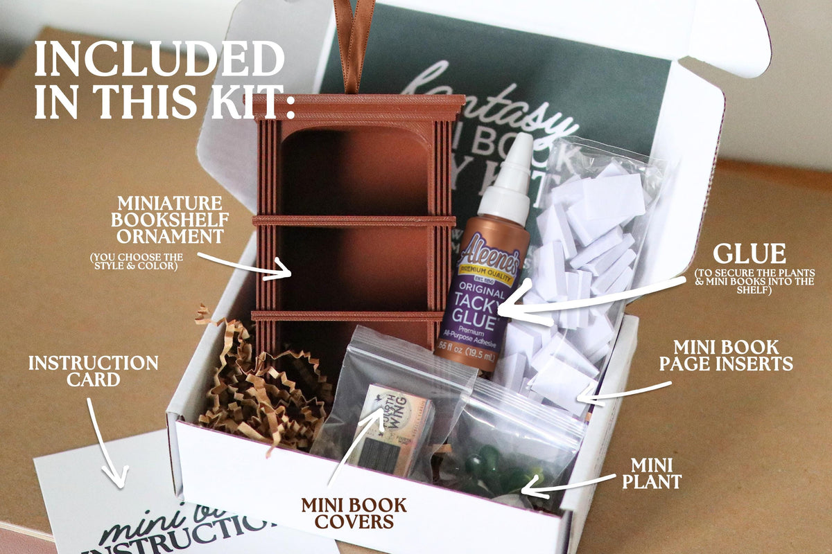 DIY Fantasy Ornament Mini Book Kit