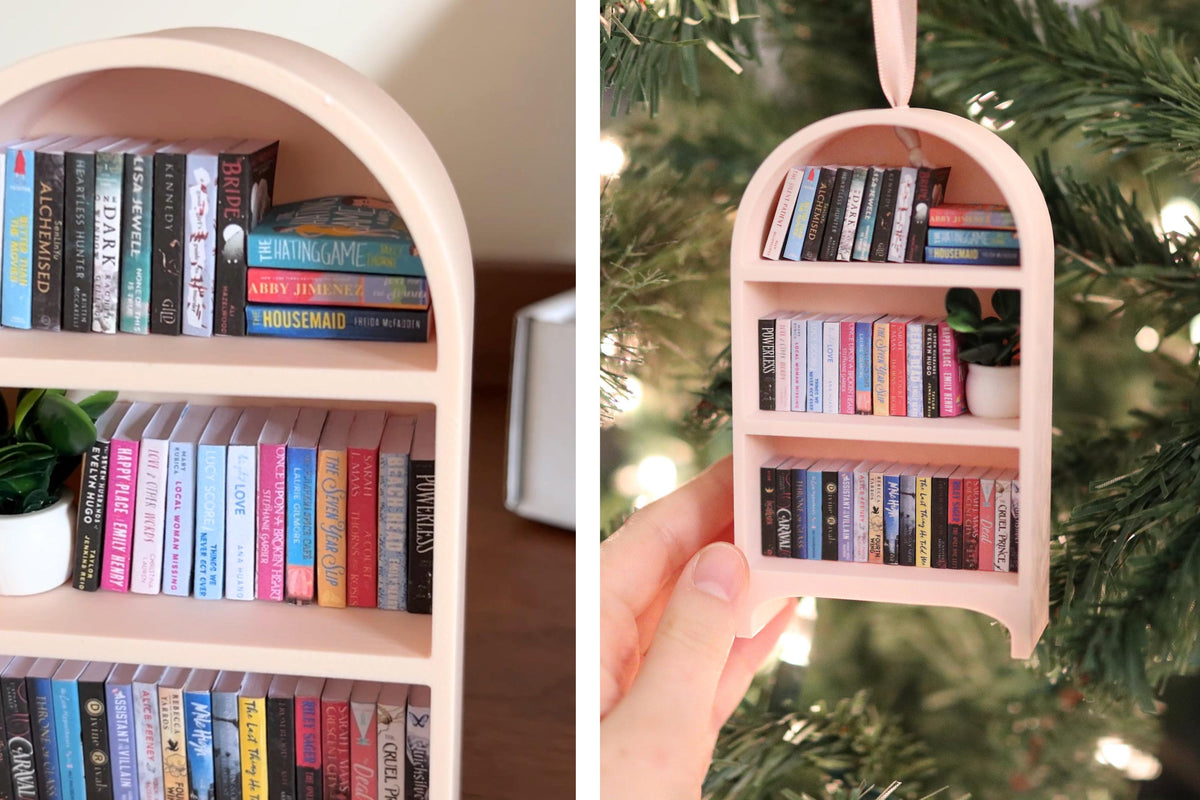DIY Trending Ornament Mini Book Kit | Activity Books Decor bookclub Miniature Bookish Gift Reading Bookcase craft bookshelf reader cute