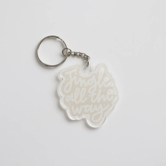 Jingle All the Way Acrylic Keychain