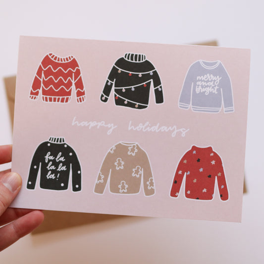 Happy Holiday Sweater Card