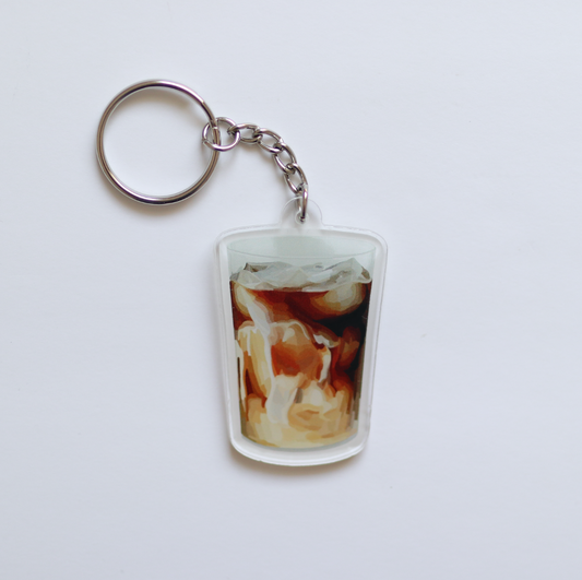 Iced Coffee Acrylic Keychain