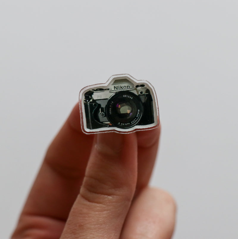 Camera Acrylic Pin