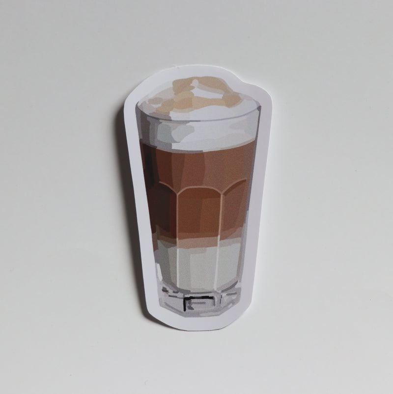 Glass Cup Latte