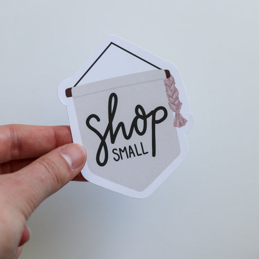 Shop Small Sign
