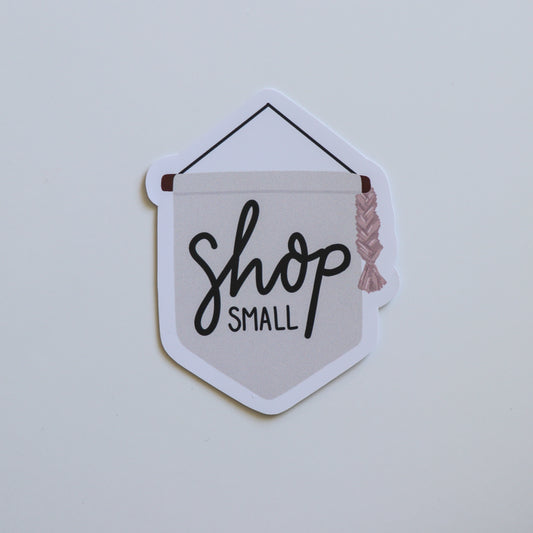Shop Small Sign