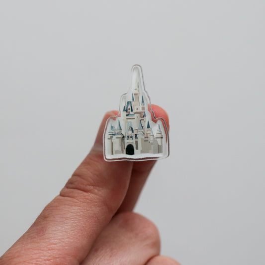 Castle Acrylic Pin