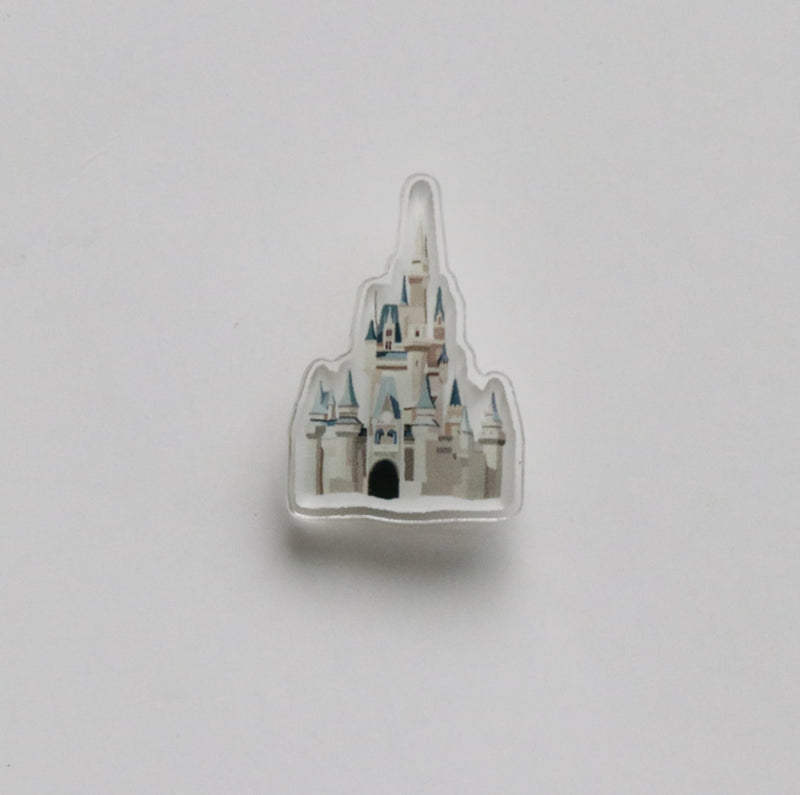 Castle Acrylic Pin