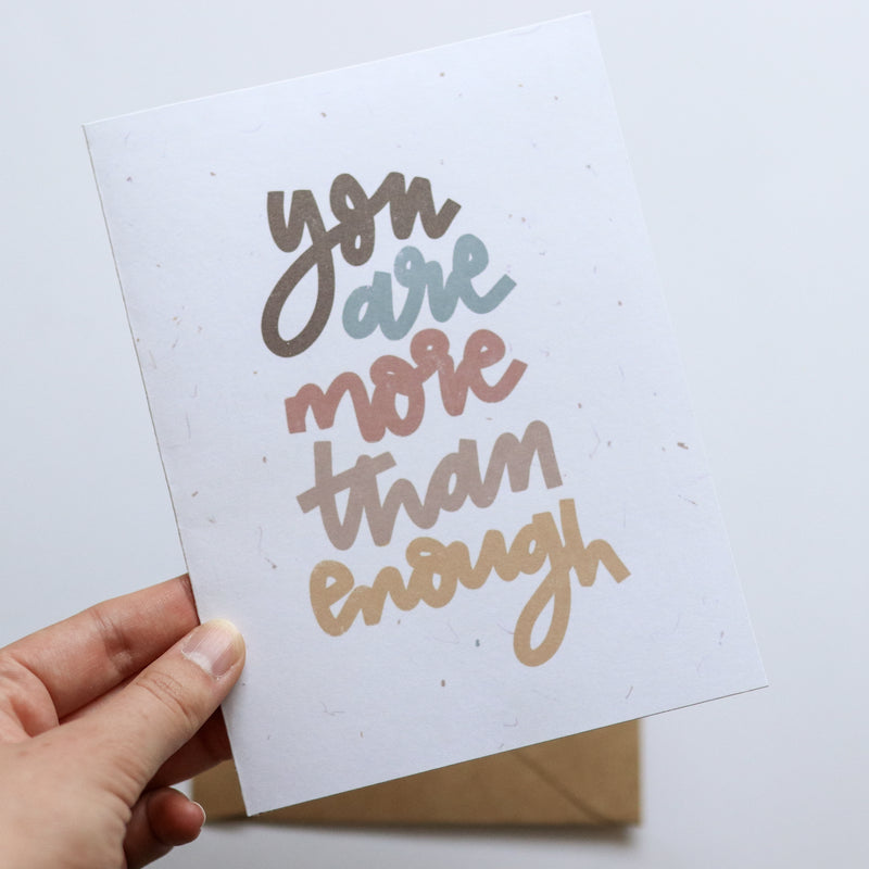You are More than Enough Card