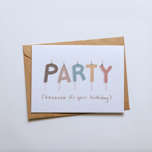 Party Birthday Card