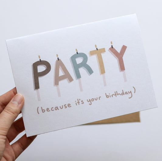 Party Birthday Card