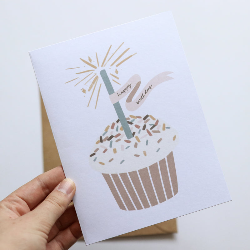 Cupcake Birthday Card