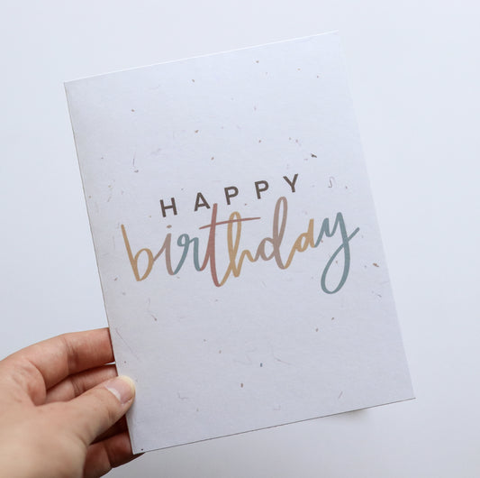 Colourful Birthday Card