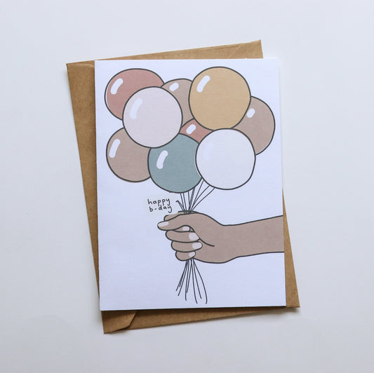 Balloon Birthday Card