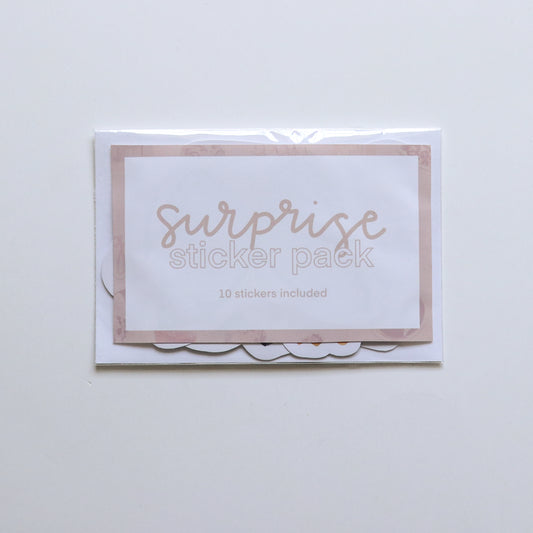 Surprise Sticker Pack (10 Stickers Included)