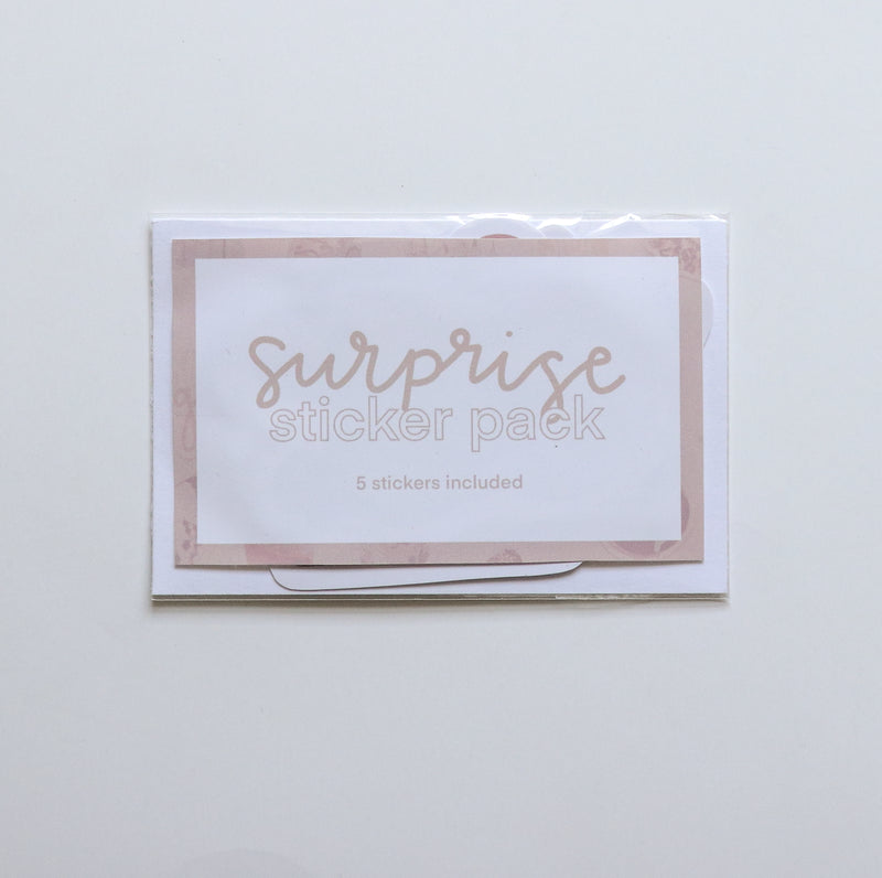 Surprise Sticker Pack (5 Stickers Included)