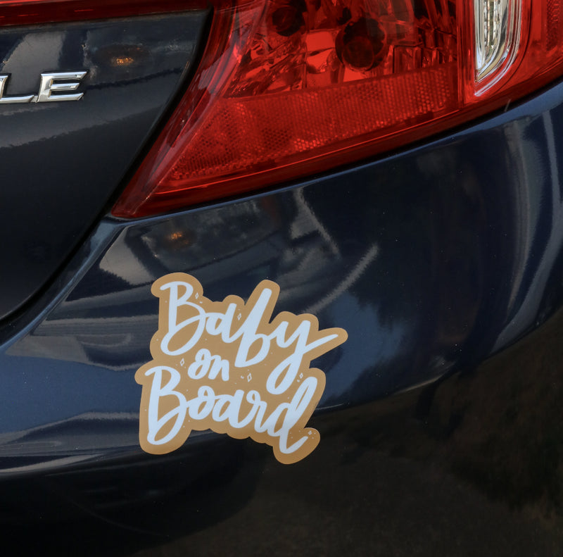 Baby on Board Bumper Sticker