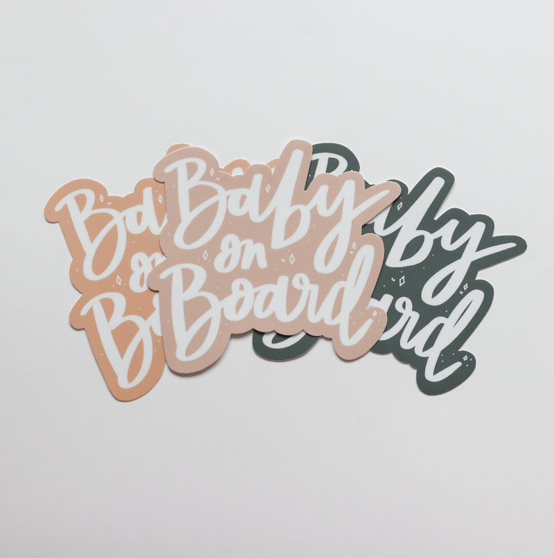Baby on Board Bumper Sticker