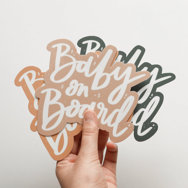 Baby on Board Bumper Sticker