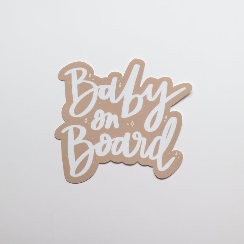 Baby on Board Bumper Sticker