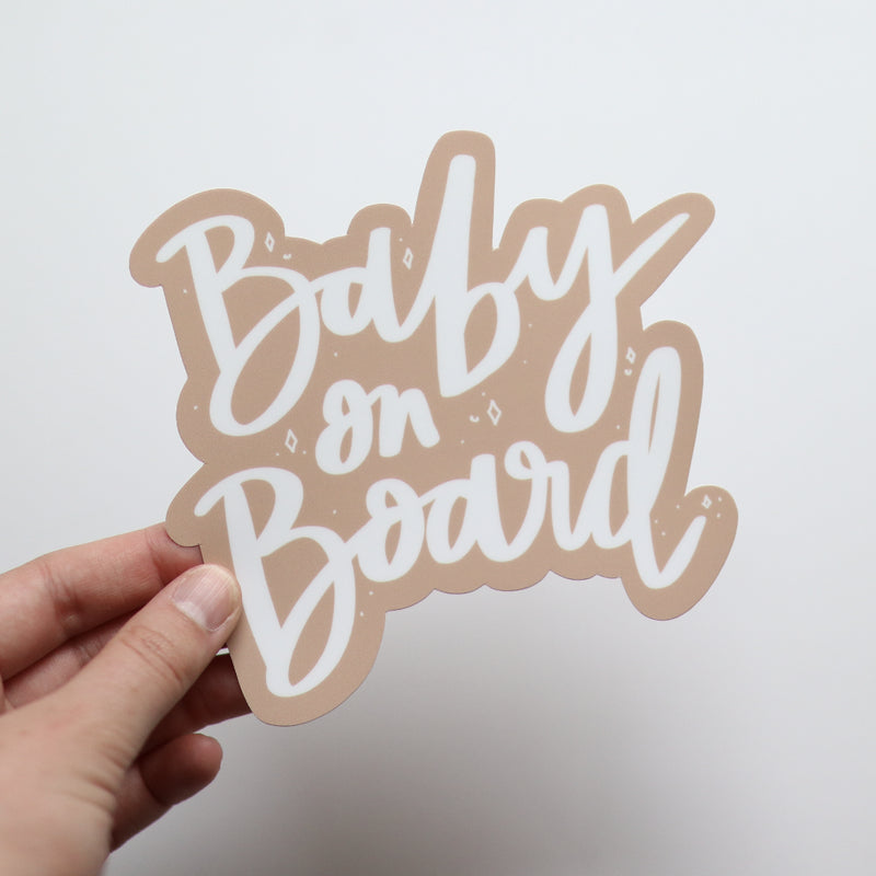Baby on Board Bumper Sticker
