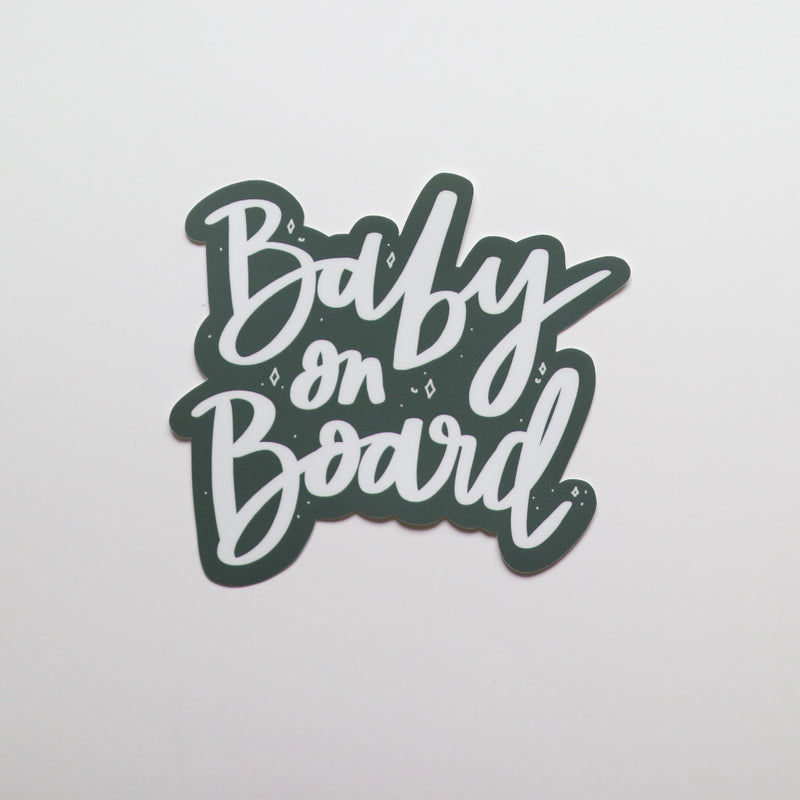 Baby on Board Bumper Sticker