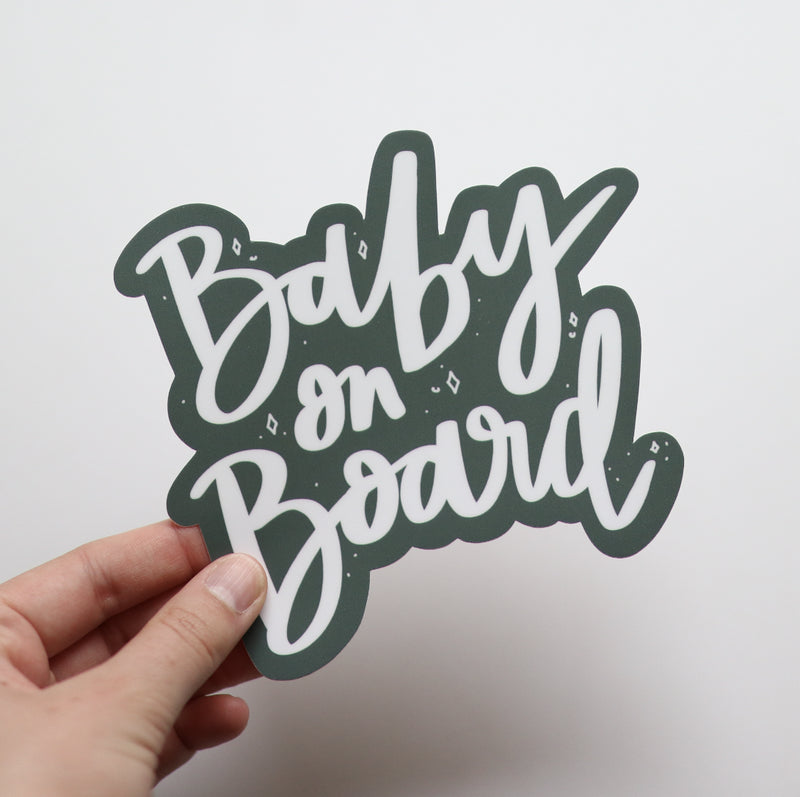 Baby on Board Bumper Sticker