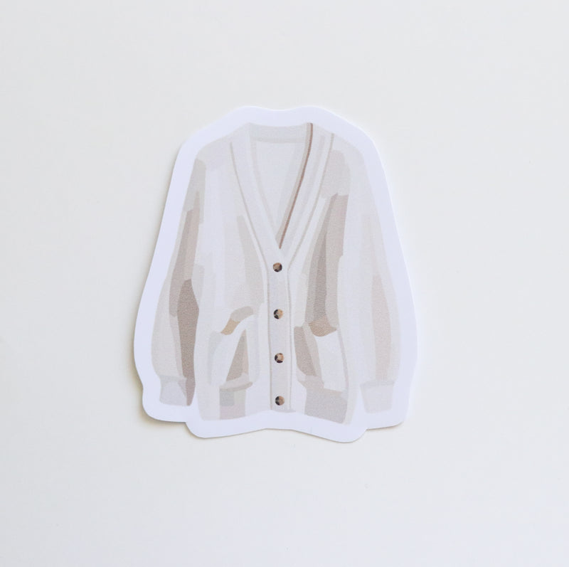 White Cardigan