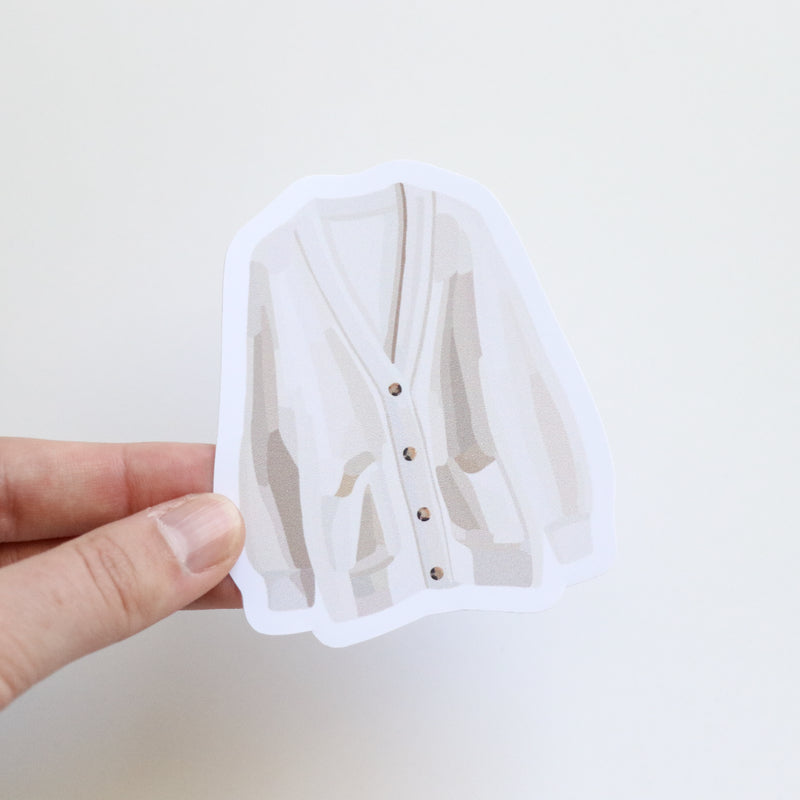 White Cardigan