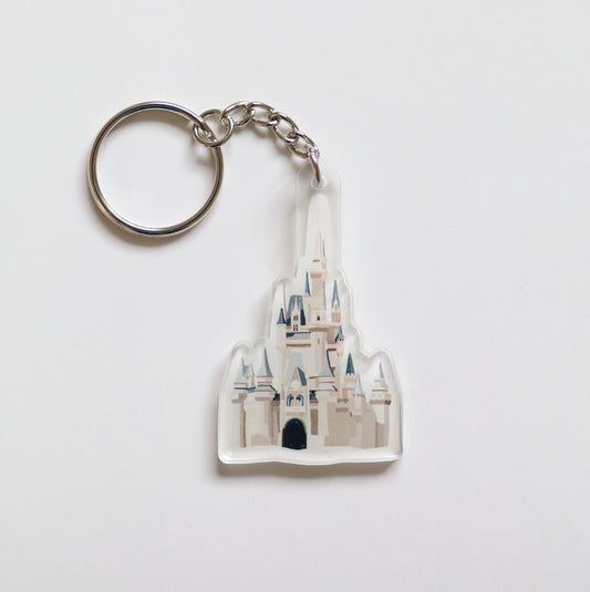 Castle Acrylic Keychain