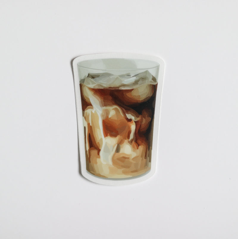 Coffee Clear Sticker