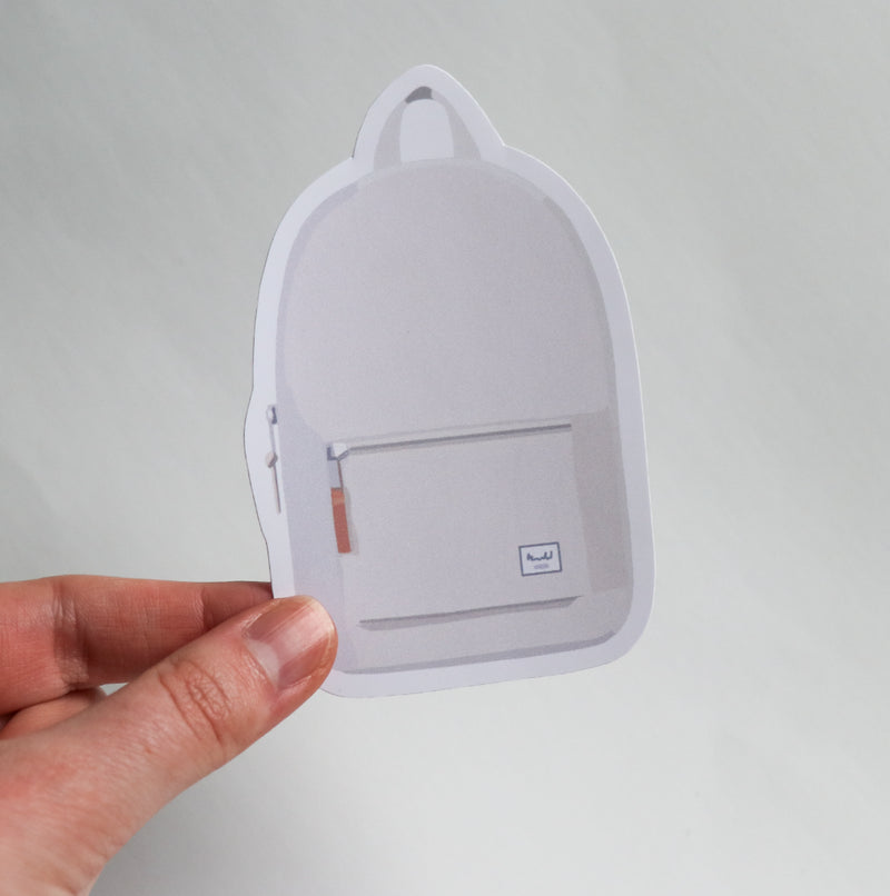 White Backpack